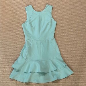 Adelyn Rae Mint Green Sleeveless Ruffle Dress XS Layered Spring Summer
